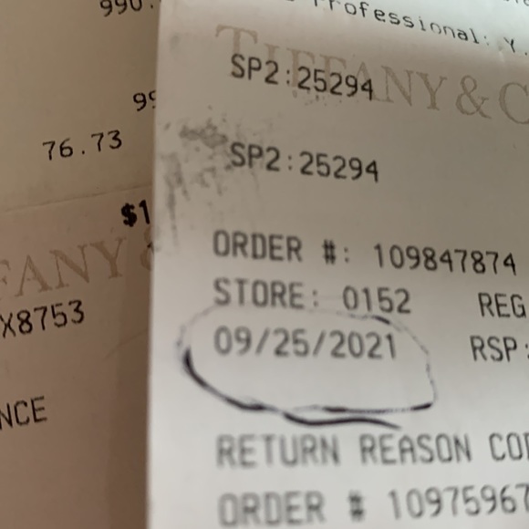 Tiffany Atlas white gold and diamond ring 18k - Picture 7 of 7